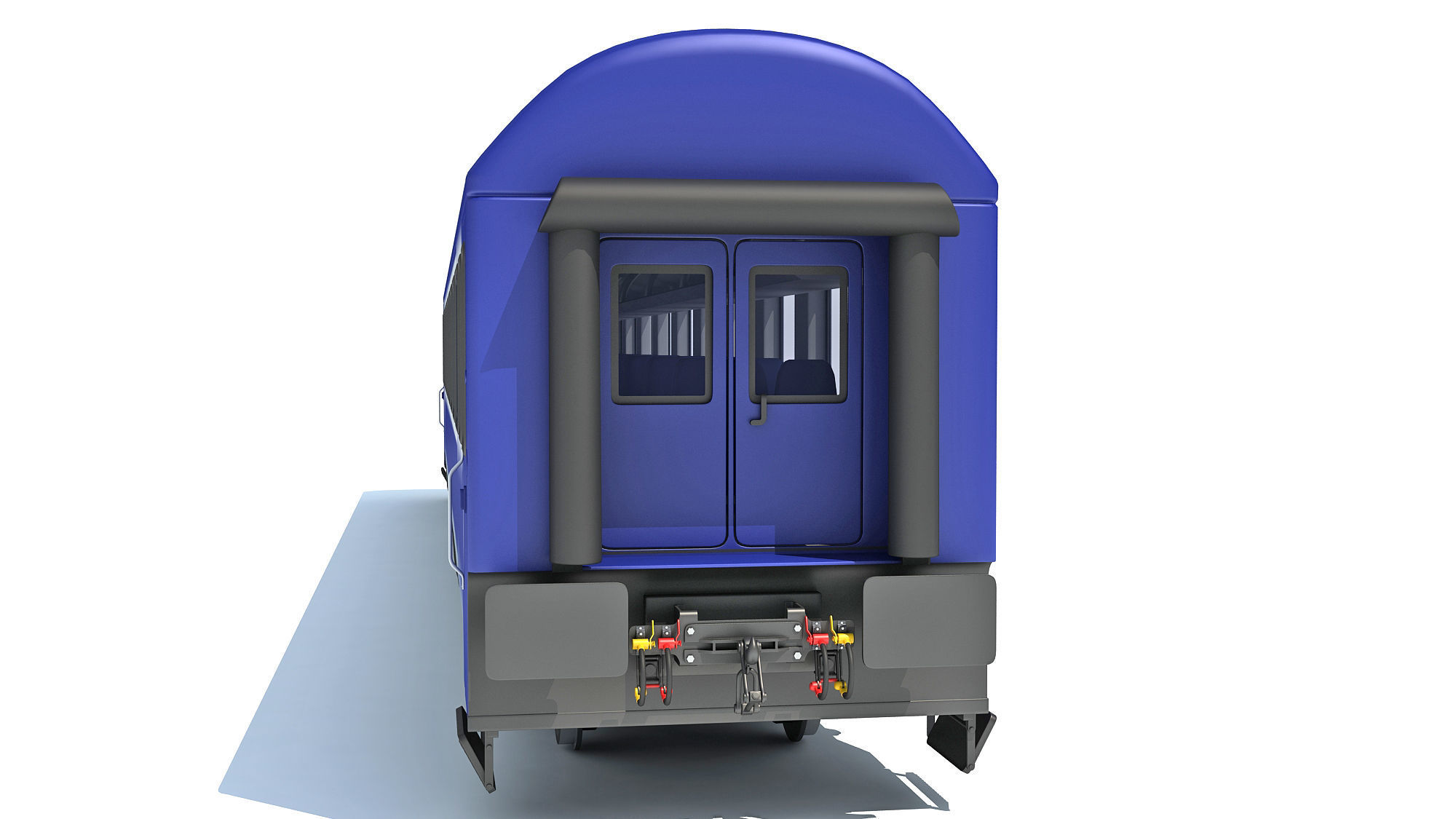 Passenger Car 9 3D model_4