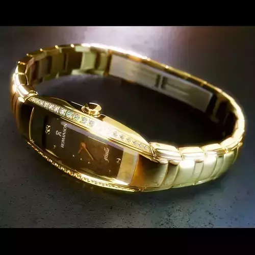 Women s Wrist Watch ROMANSON giselle 3D model