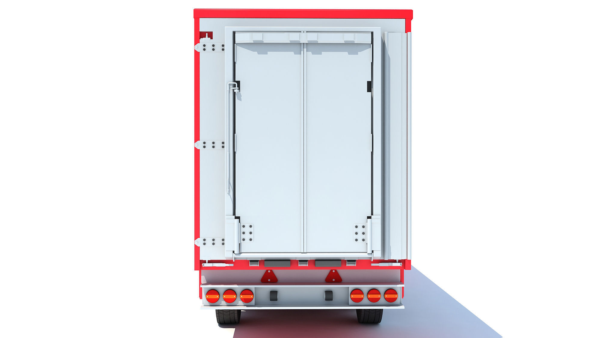 Animal Transport Trailer 3D model_4