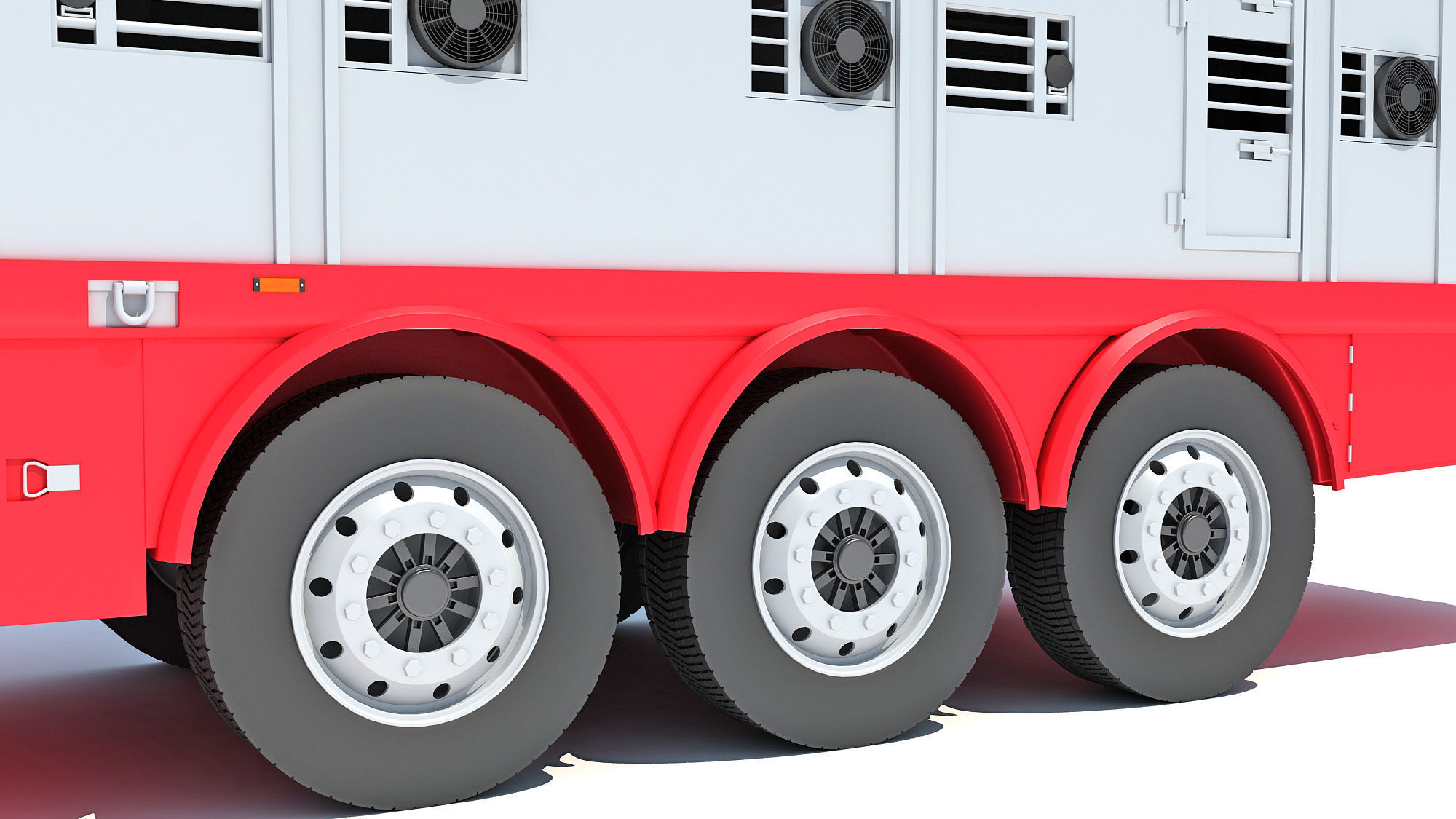 Animal Transport Trailer 3D model_11