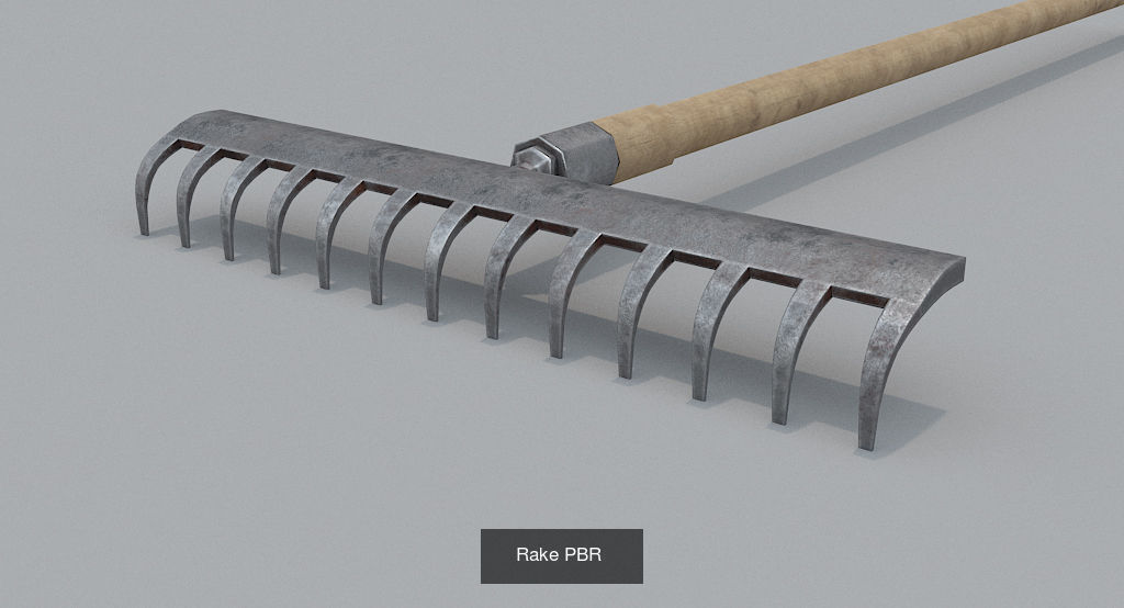 Medieval village hand tools collection _16