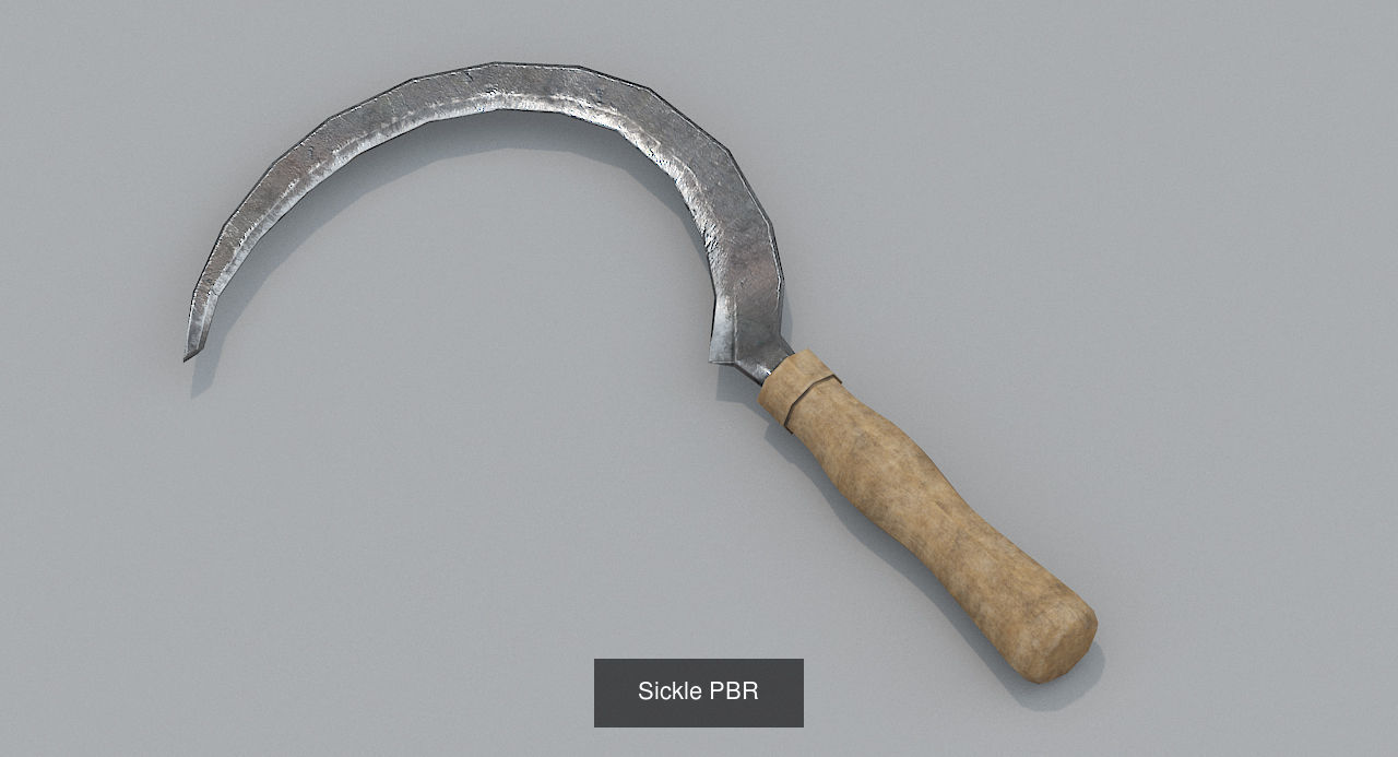 Medieval village hand tools collection _12