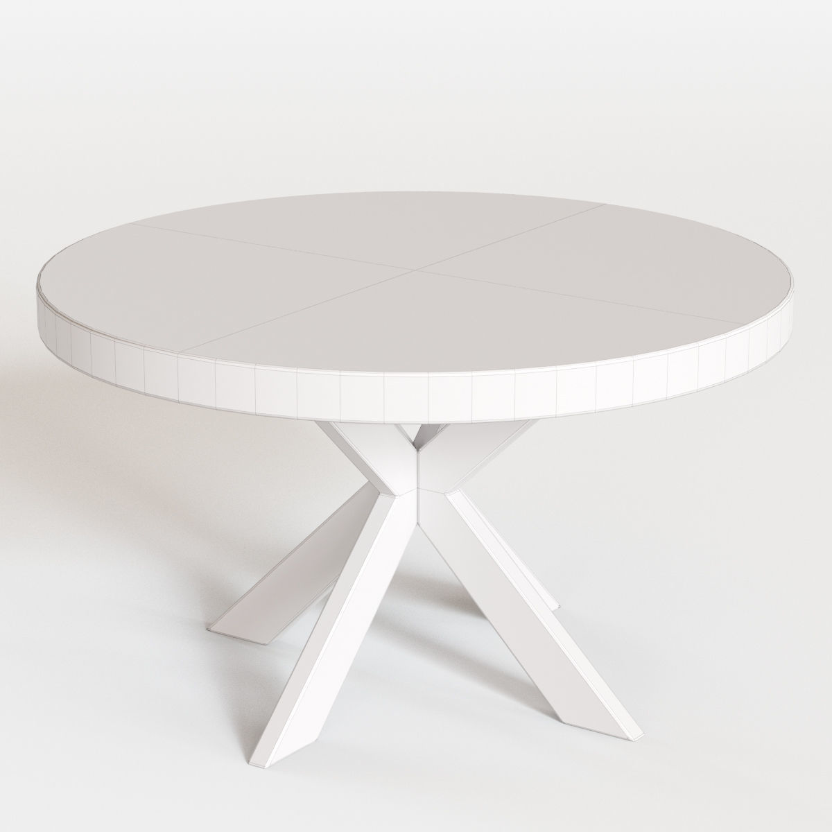 Lehome T372 Dining Table 3D model_4
