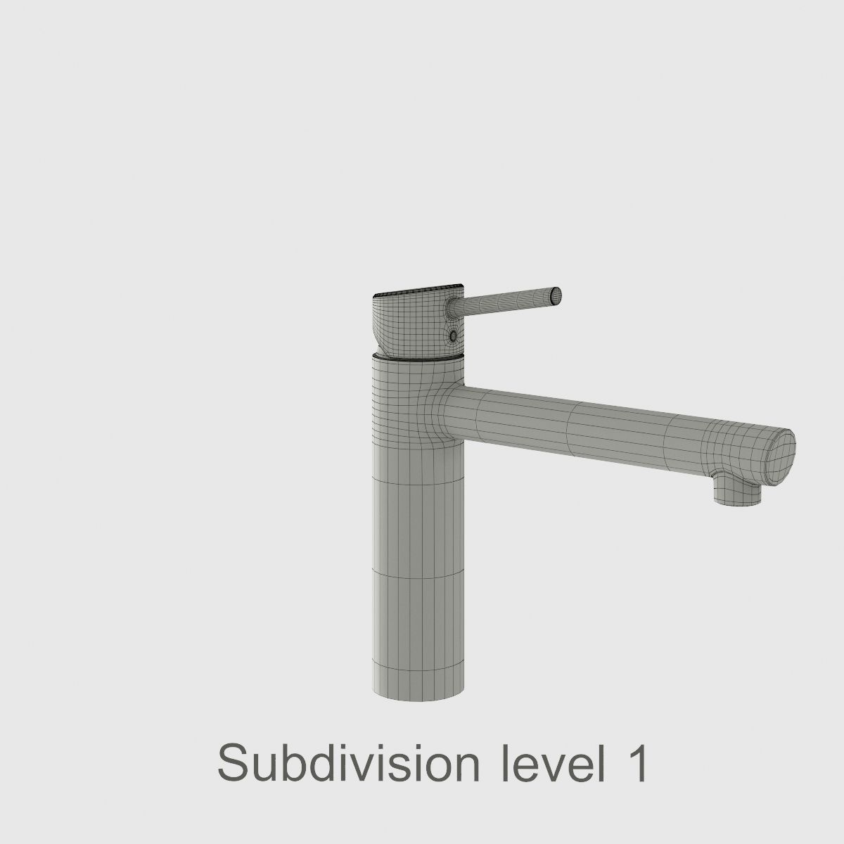 Grohe Concetto mixer 3D model_3