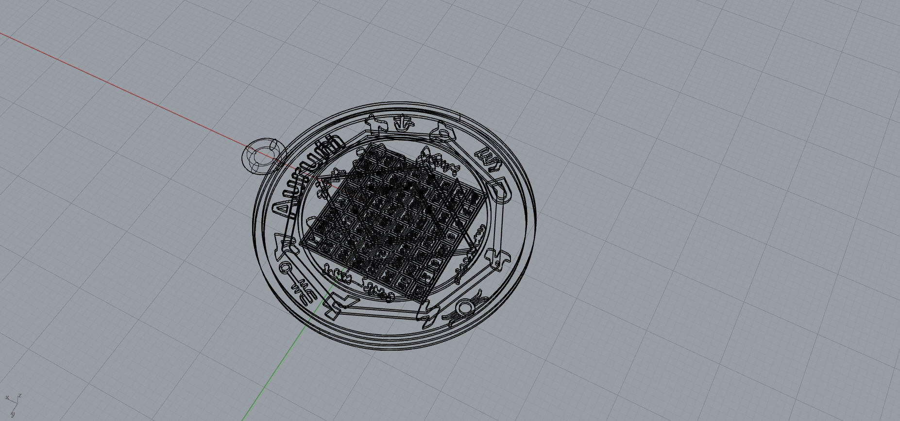 Pendant of Pentacle of Solomon Jupiter 3D print model_12