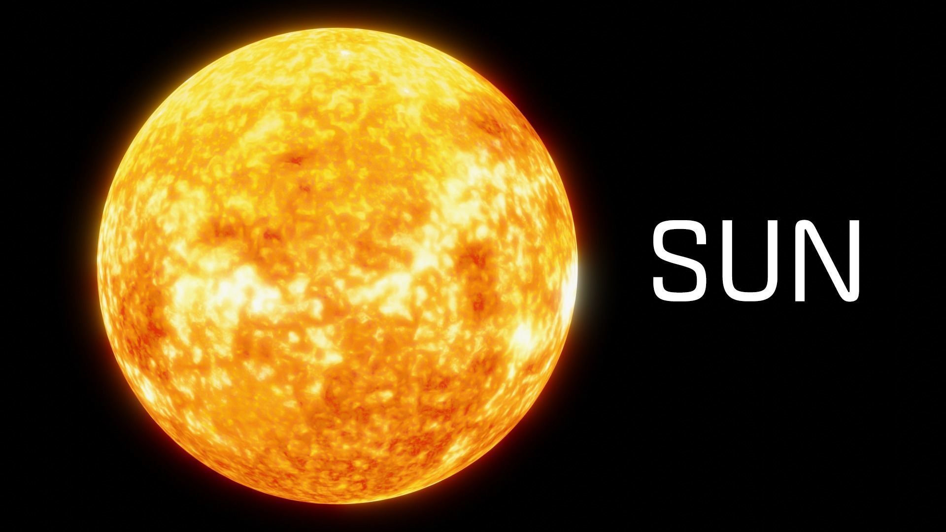 Solar system planet pack 3D model_12