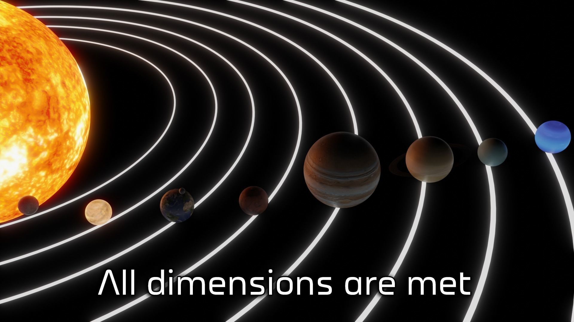 Solar system planet pack 3D model_1