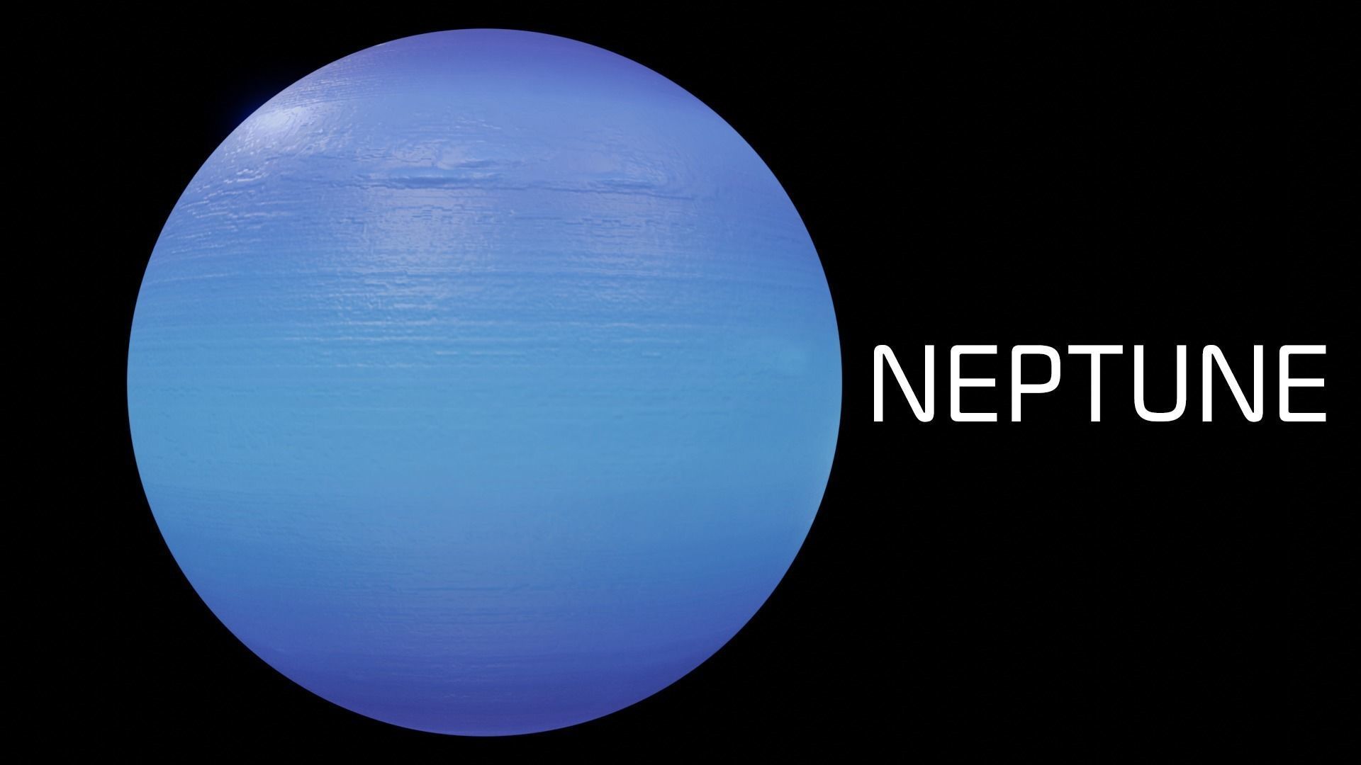 Solar system planet pack 3D model_8