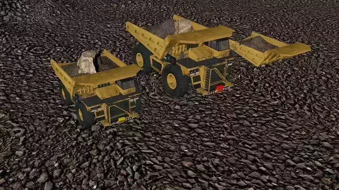 Truck Mining Camion minero mina cat Komatsu
