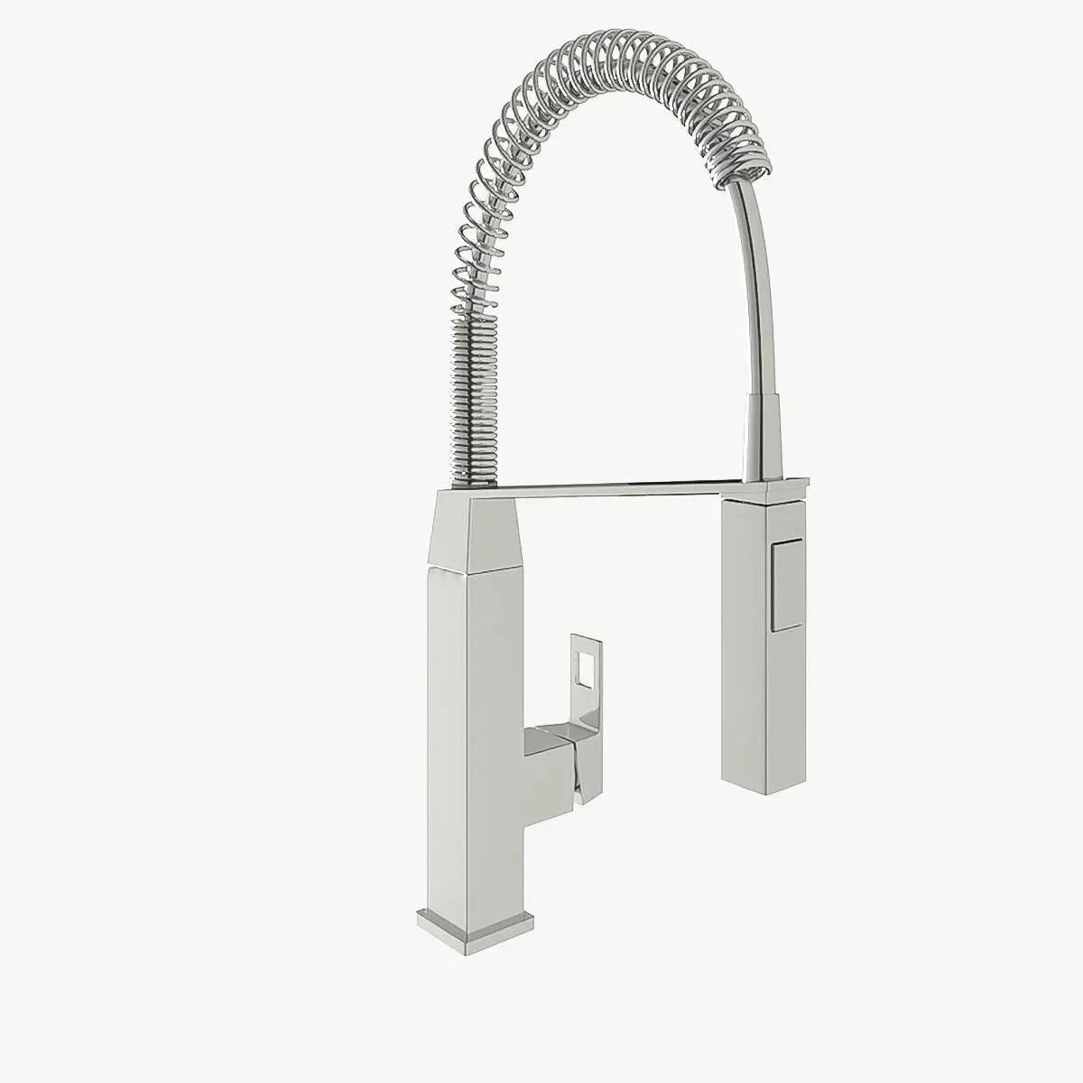 Grohe Eurocube mixer 3D model_0