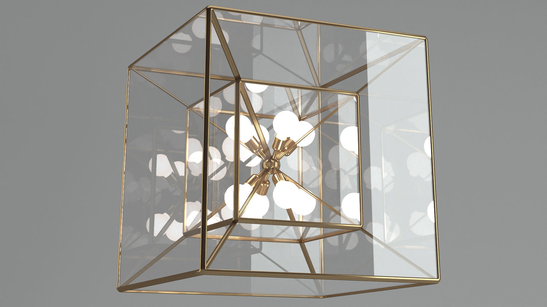Chandelier 13 3D model_1