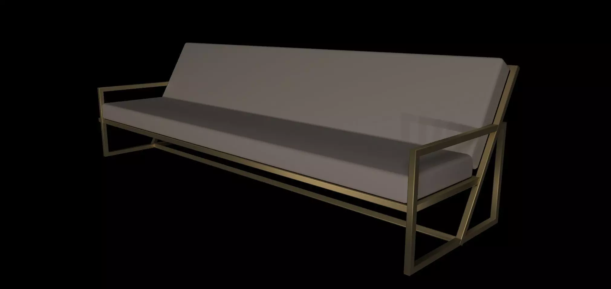 SOFA METAL STRUCTURE Free 3D model_0