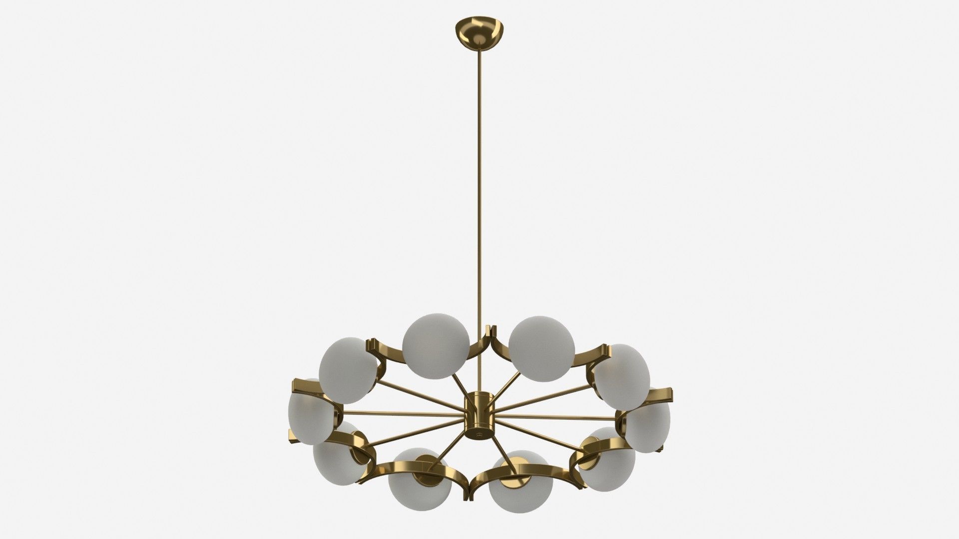 Chandelier 14 3D model_9
