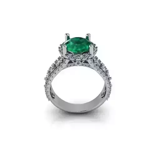 CJC075 Ladies womans womens diamond ruby emerald Rings