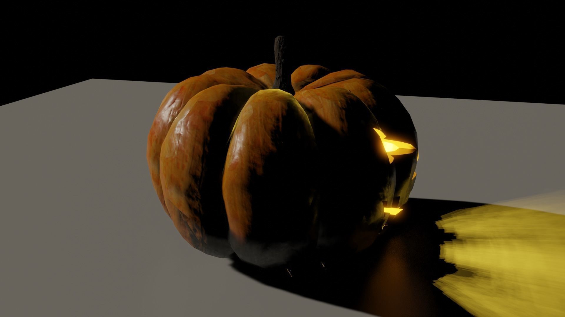Halloween Pumpkin 3D model_4
