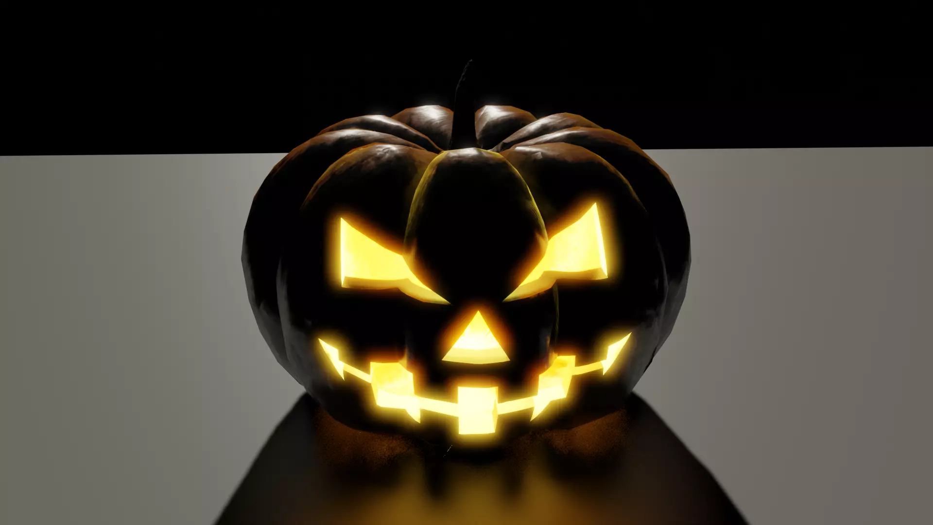 Halloween Pumpkin 3D model_0