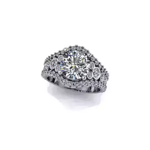 CJC076 Ladies womans womens diamond ruby emerald Rings