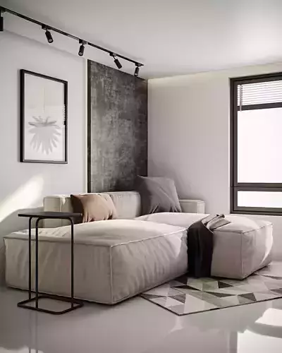 Sofa Design for archviz 3D model