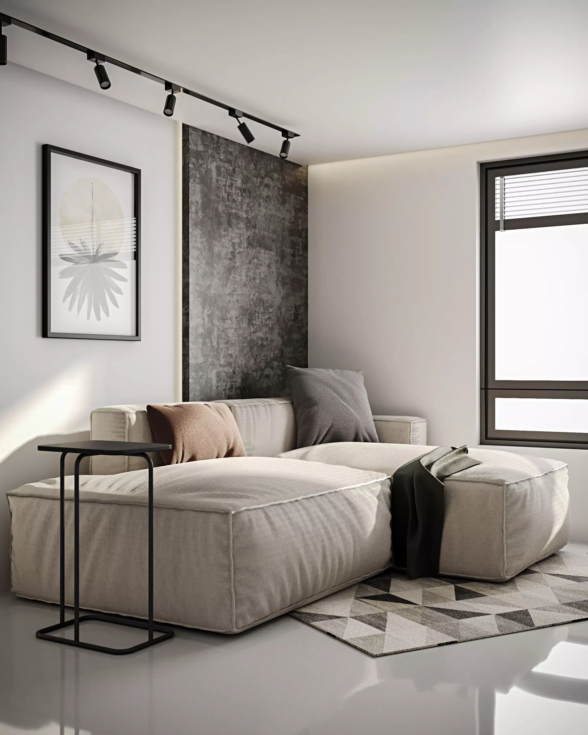 Sofa Design for archviz 3D model_0