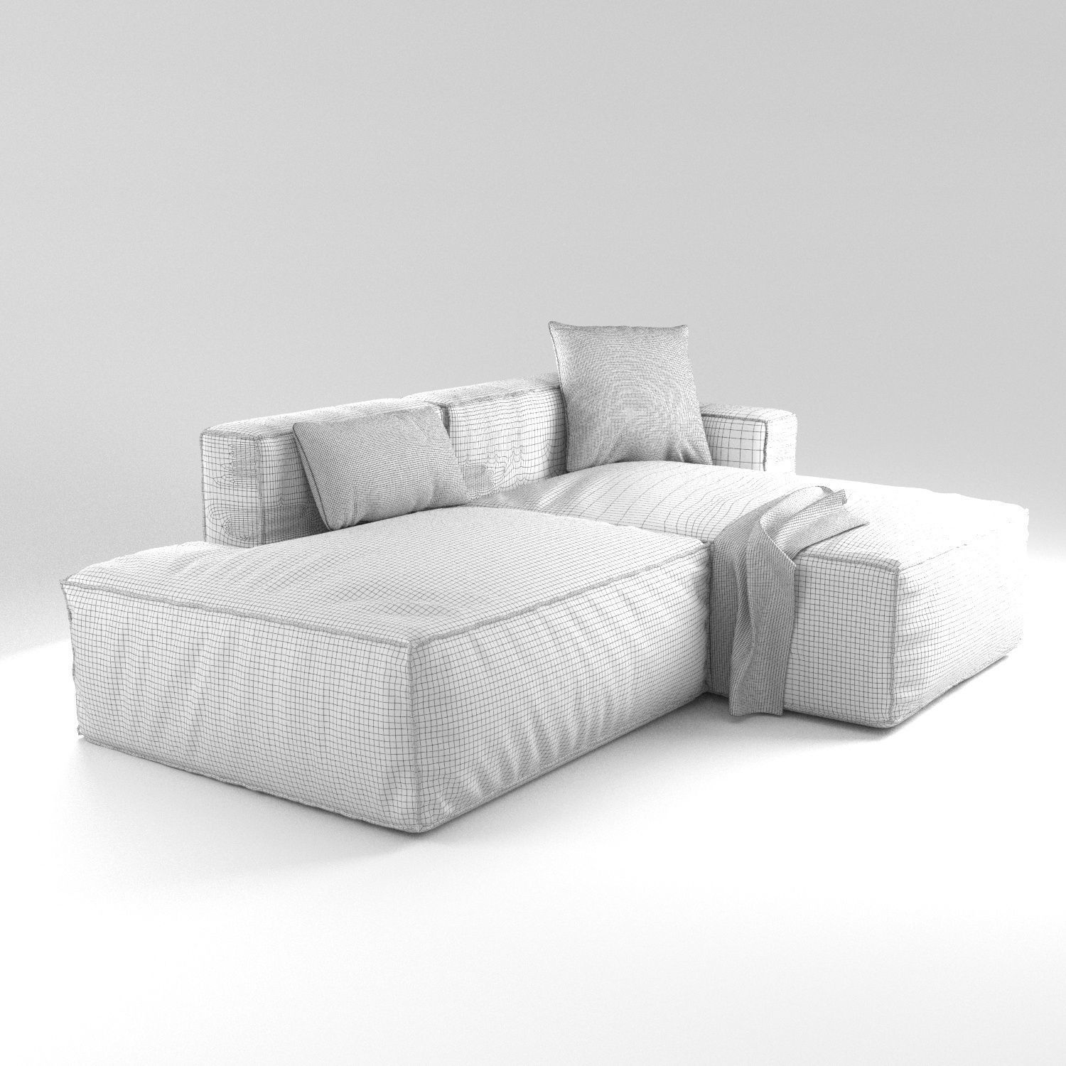 Sofa Design for archviz 3D model_3