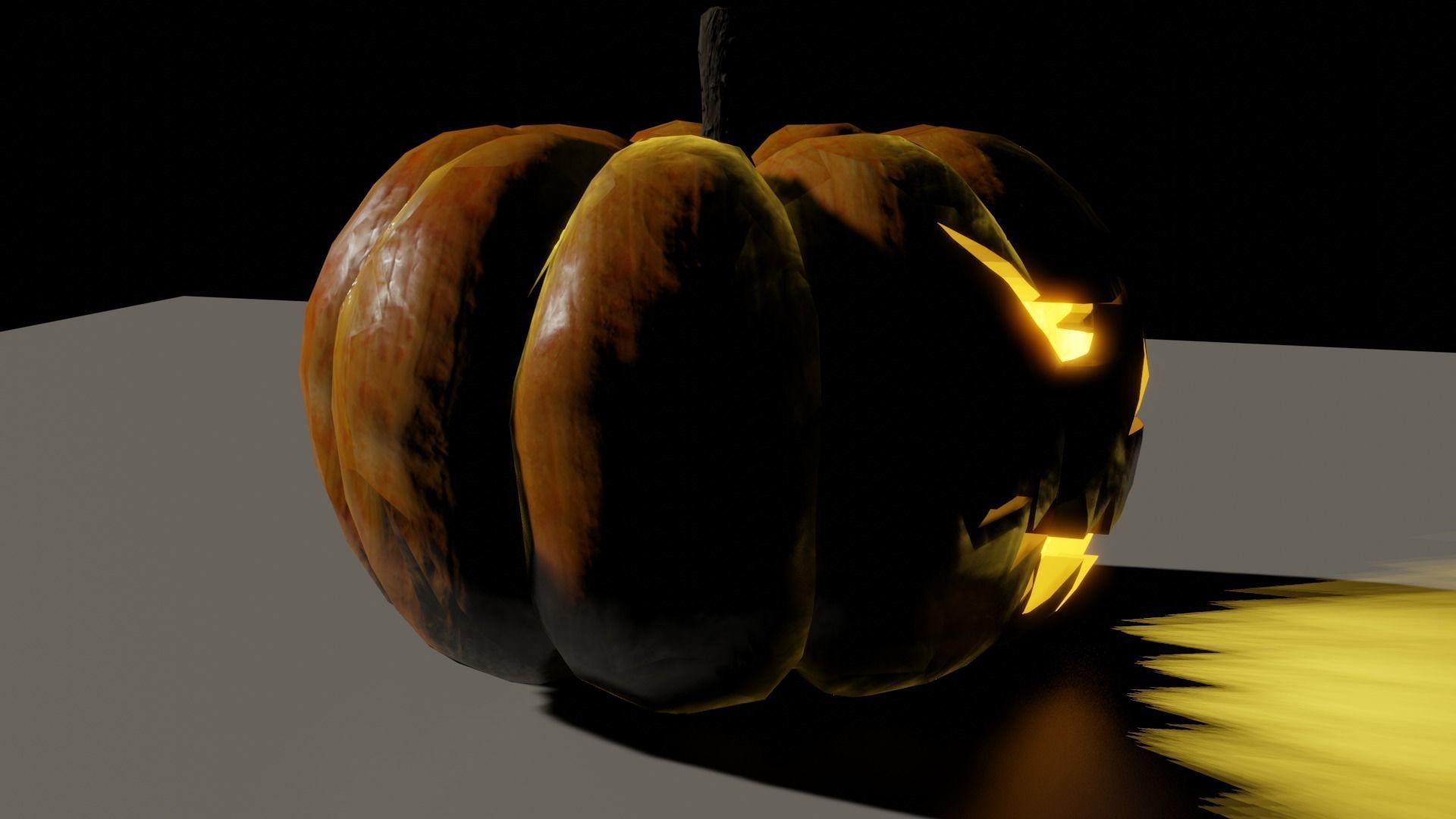 Halloween Pumpkin 3D model_3