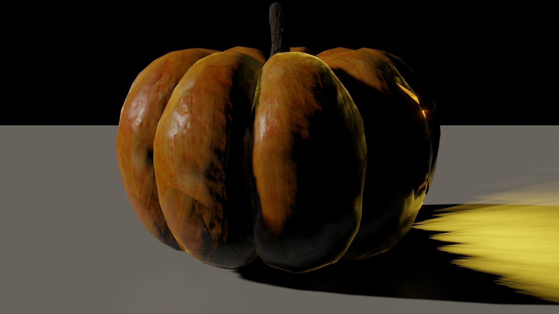 Halloween Pumpkin 3D model_4