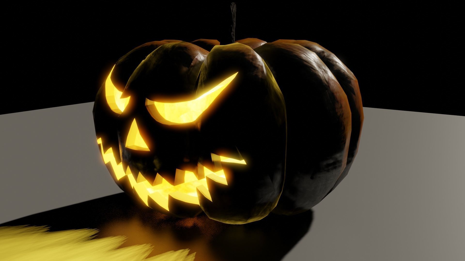 Halloween Pumpkin 3D model_17