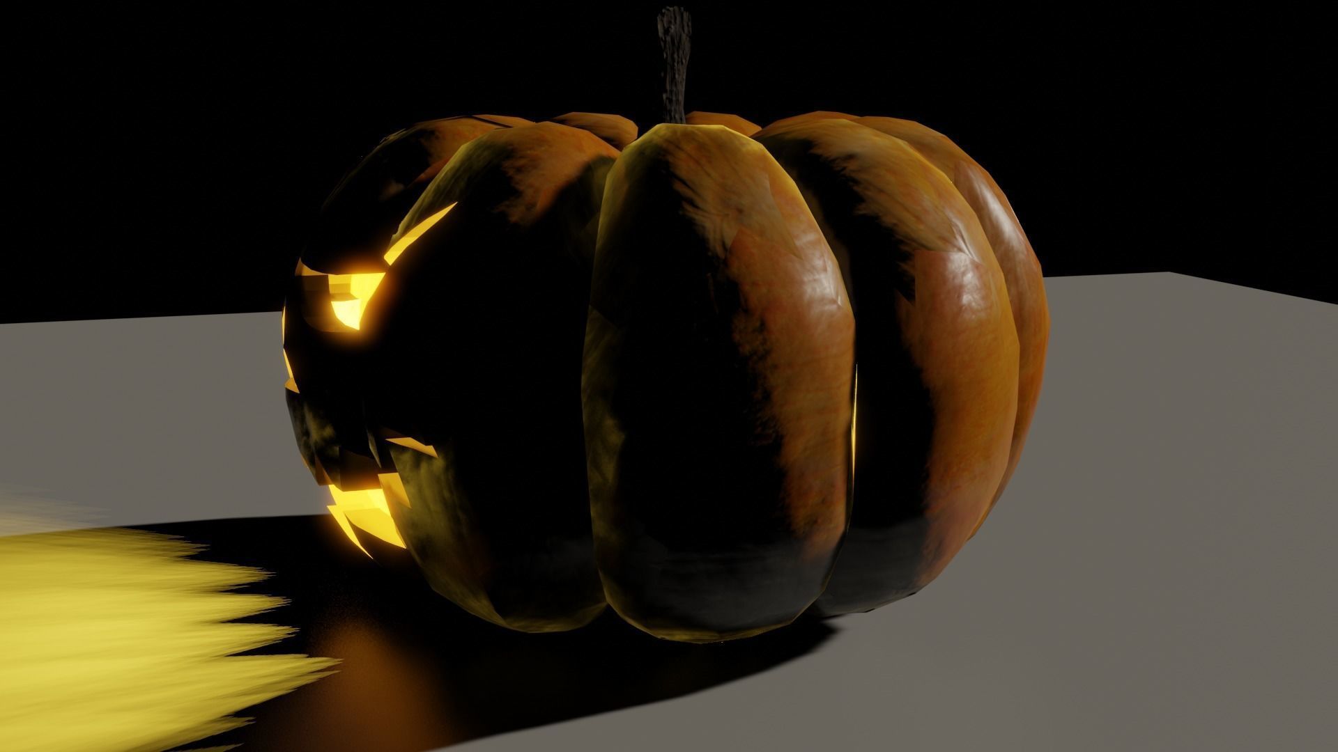 Halloween Pumpkin 3D model_15