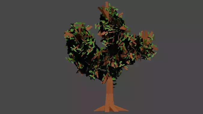 Retro style tree