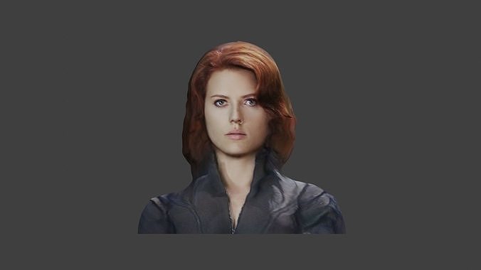 black widow Free low-poly 3D model