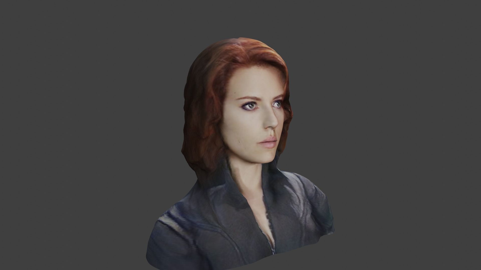 black widow Free low-poly 3D model_1