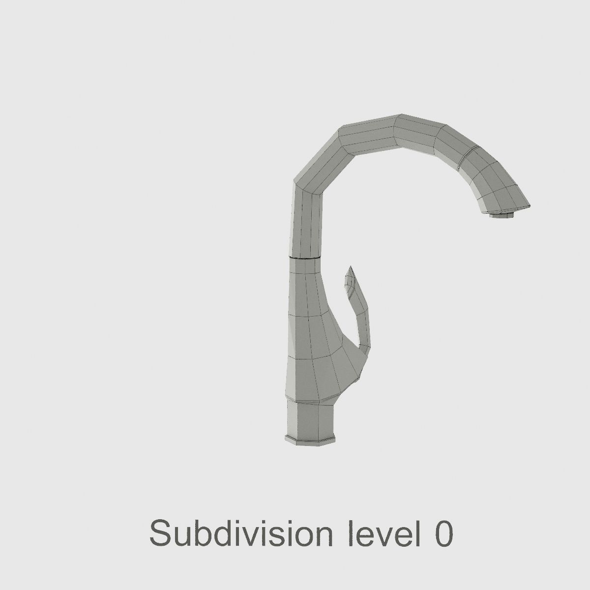 Grohe k4 mixer 3D model_2