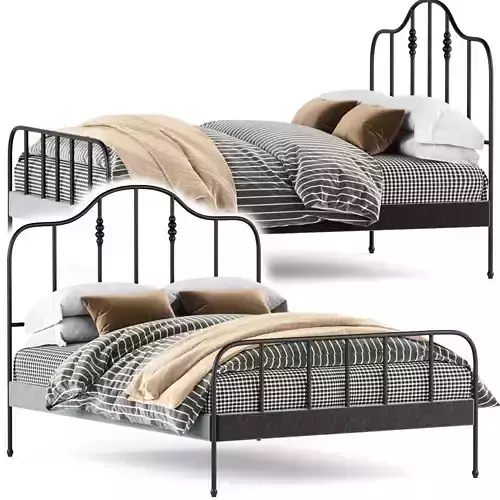 Ikea Sagstua Bed 3D model