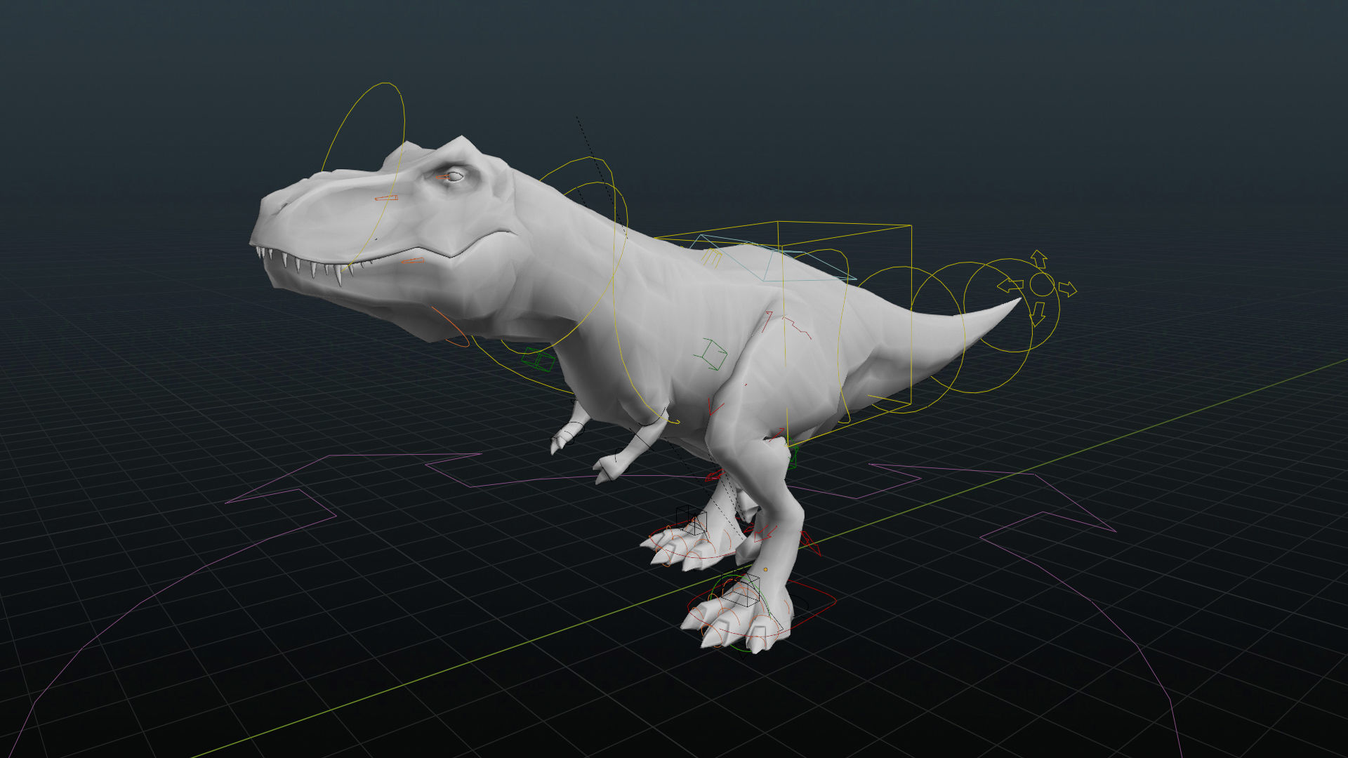 Tyrannosaurus Rex T rex Jurassic Park  3D model_18