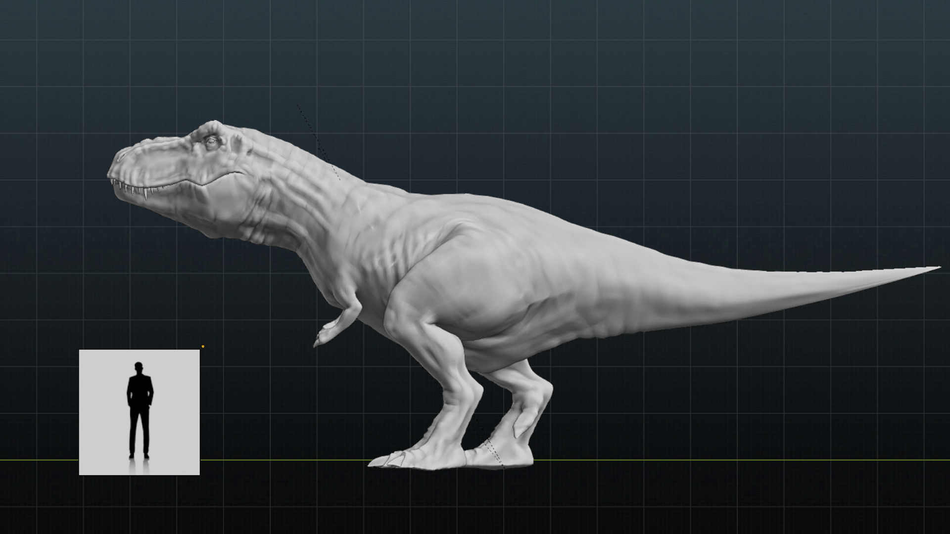 Tyrannosaurus Rex T rex Jurassic Park  3D model_14