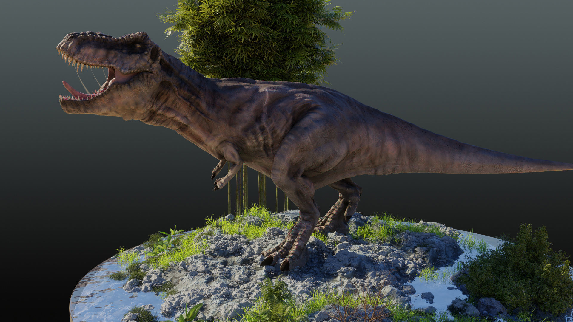 Tyrannosaurus Rex T rex Jurassic Park  3D model_6