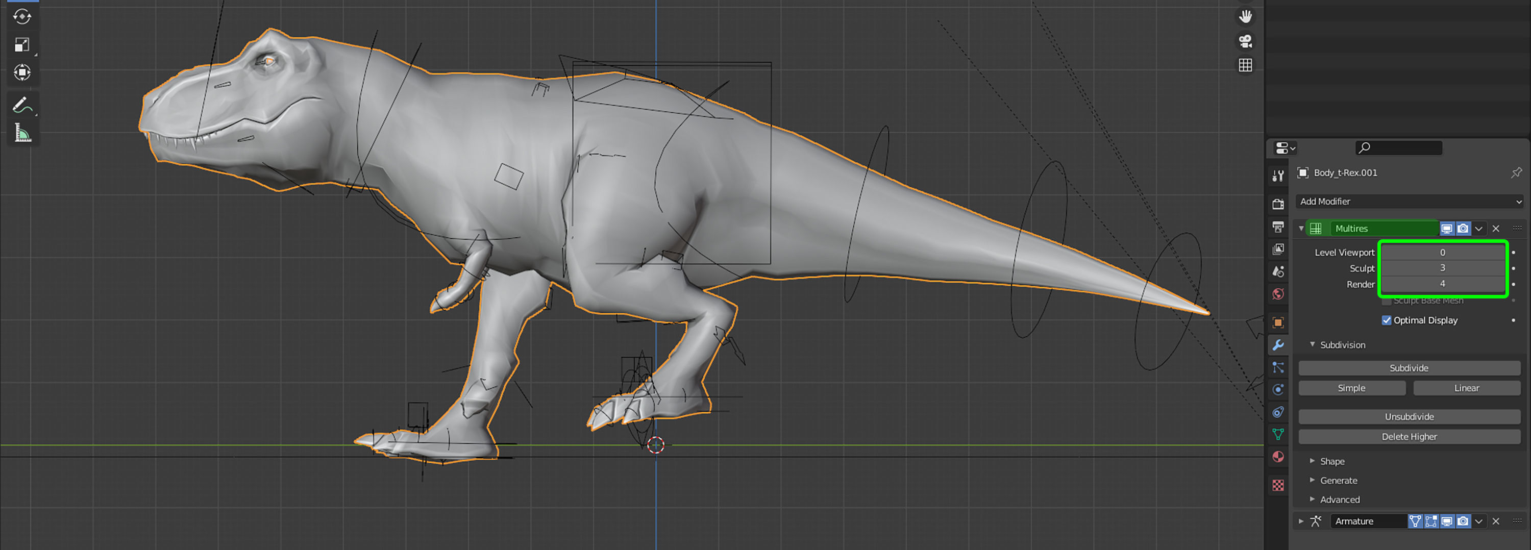 Tyrannosaurus Rex T rex Jurassic Park  3D model_29