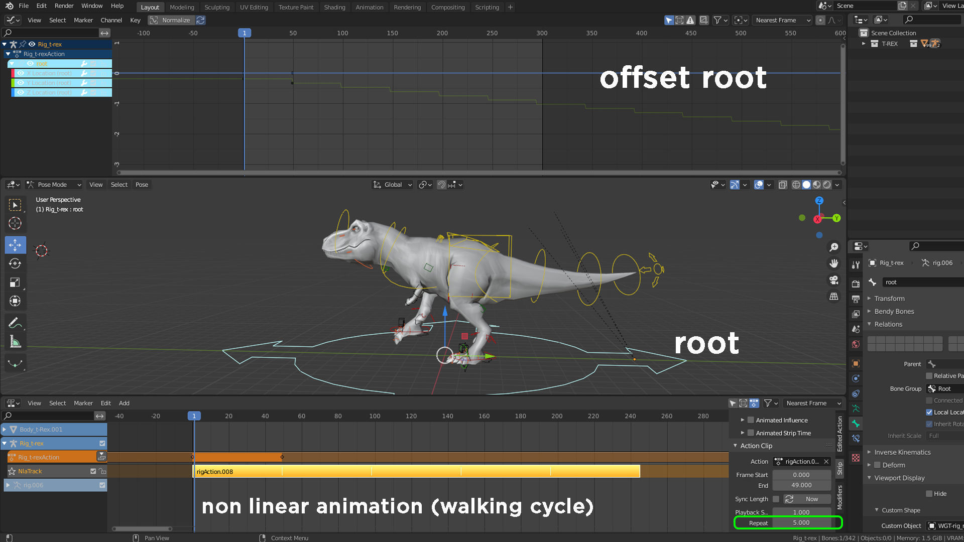 Tyrannosaurus Rex T rex Jurassic Park  3D model_27