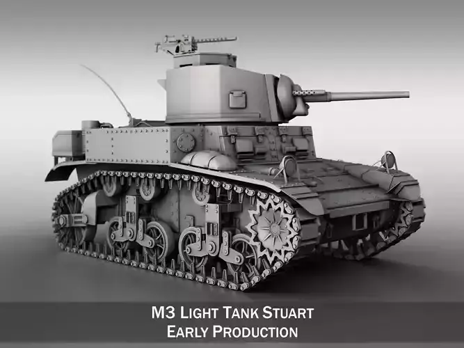 M3 US Light Tank Stuart 