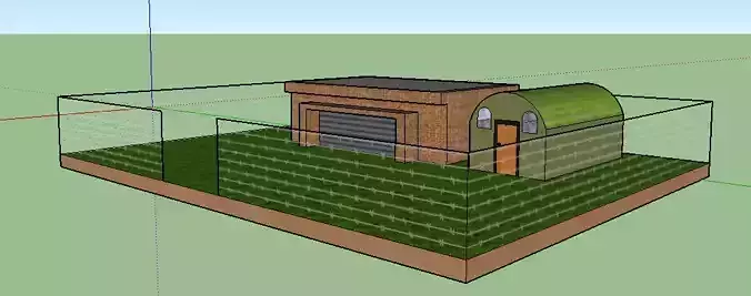 millitary base  Free 3D model