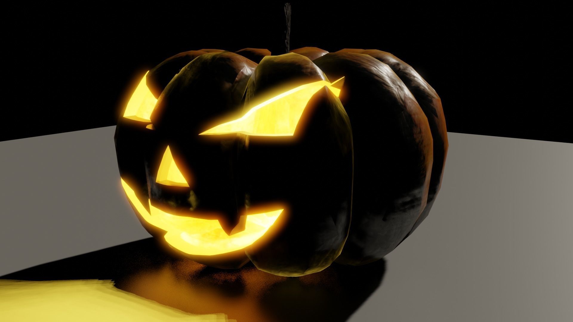 Halloween Pumpkin 3D model_17