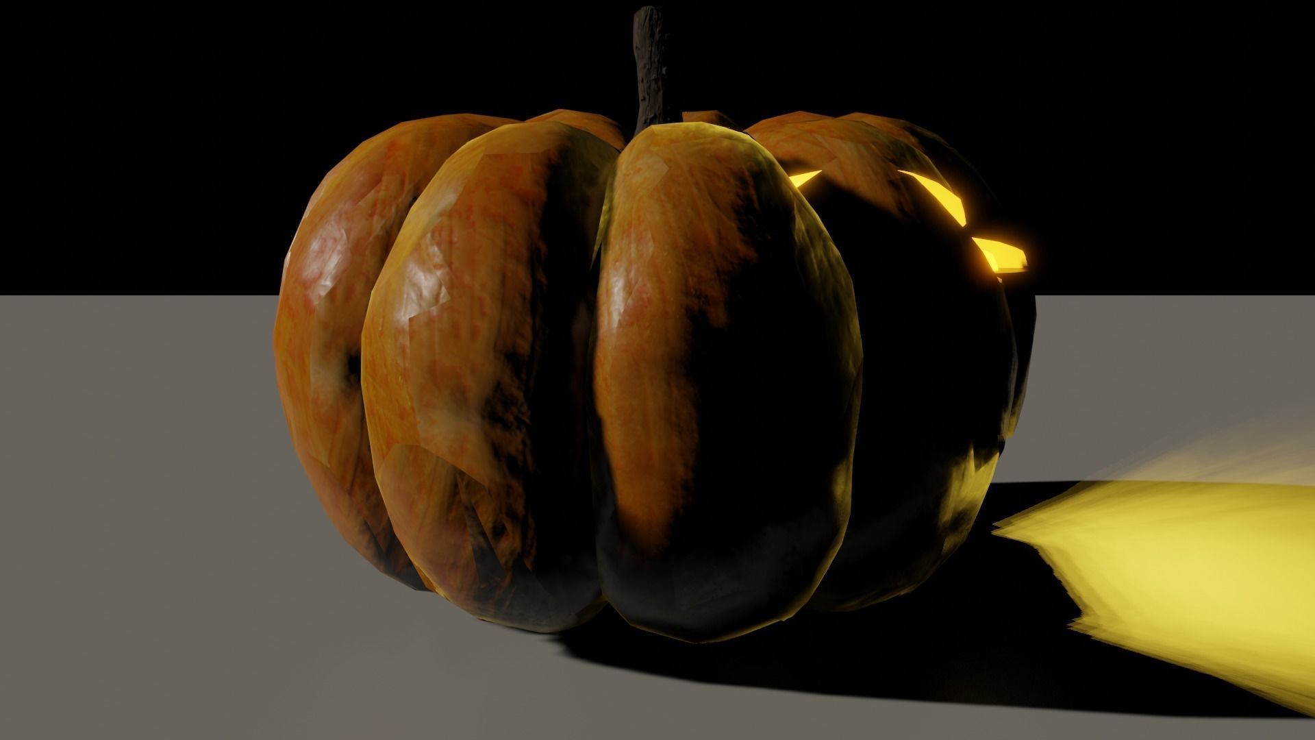 Halloween Pumpkin 3D model_4