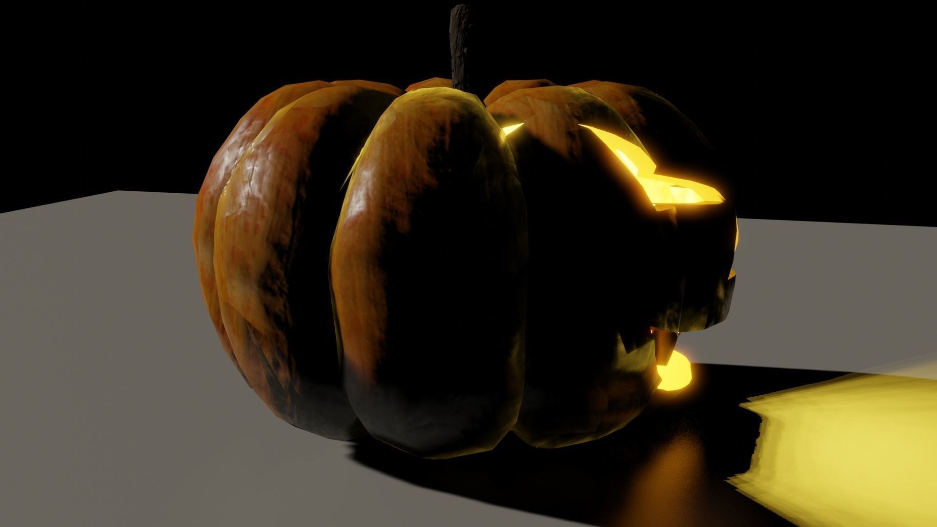 Halloween Pumpkin 3D model_3