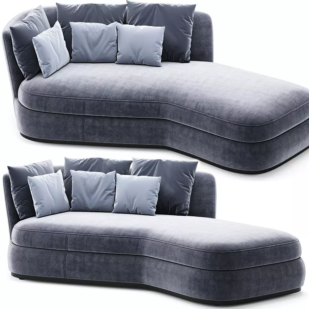 Bebitalia Maxalto Apollo Chaise Lounge 3D model