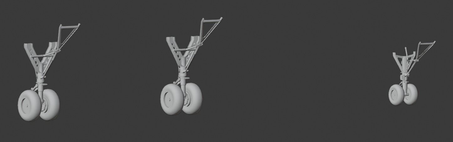 Space Shuttle Launch System with SRBs and External Tank Low-poly 3D model_11