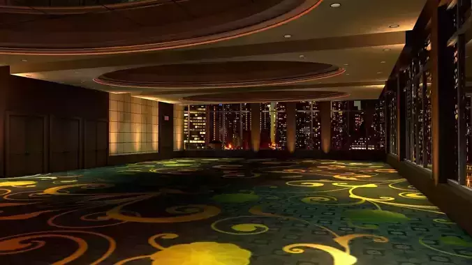 Ballroom 4 at hyatt hotel in hong kong