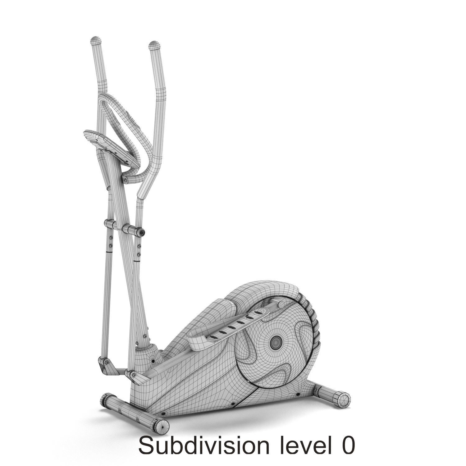 Elliptical trainer Hasttings Q600 3D model_21