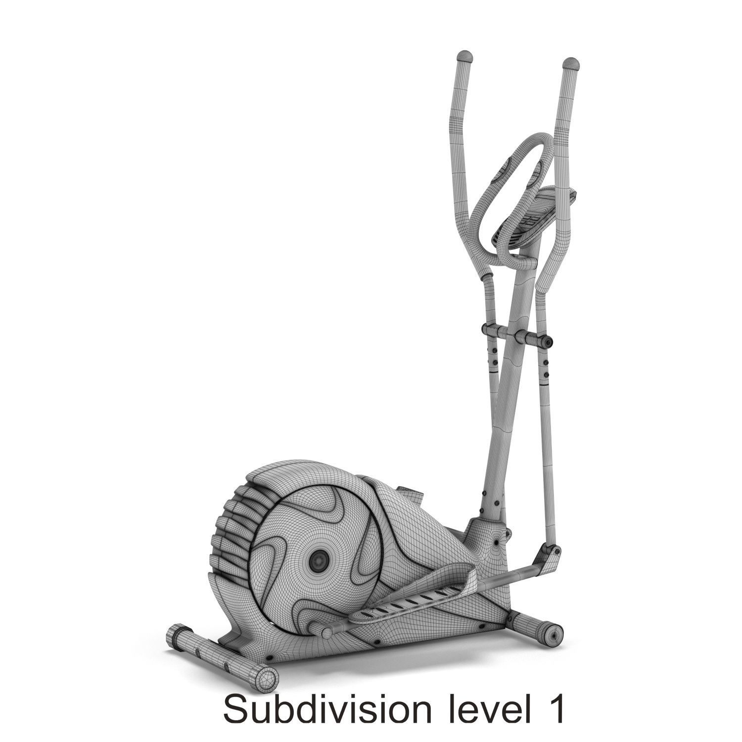 Elliptical trainer Hasttings Q600 3D model_20