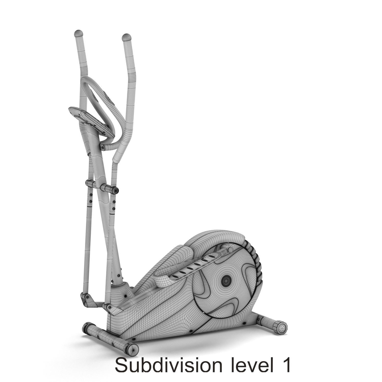 Elliptical trainer Hasttings Q600 3D model_22