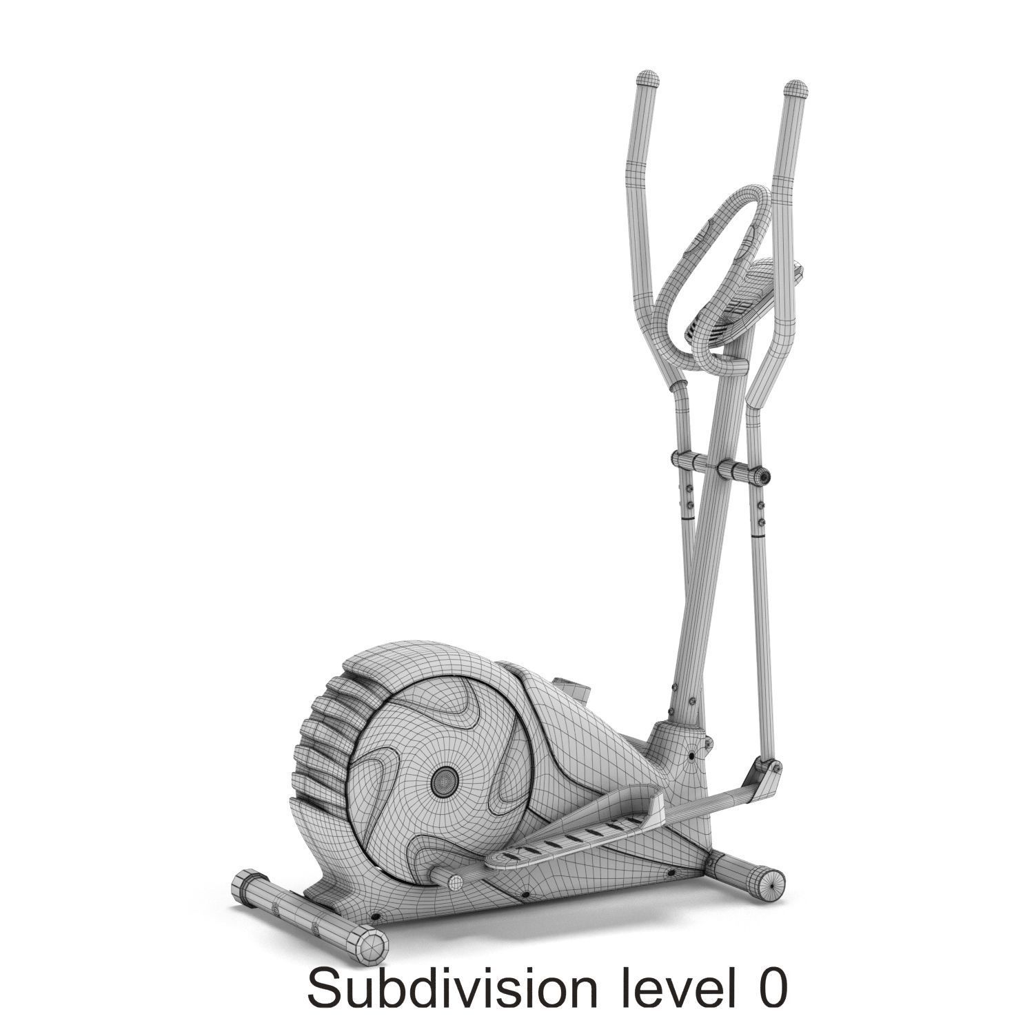 Elliptical trainer Hasttings Q600 3D model_19